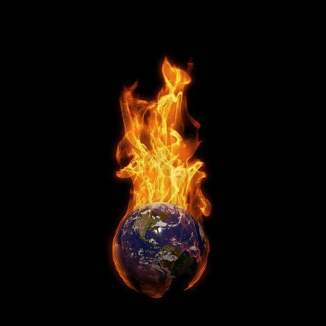Earth on fire