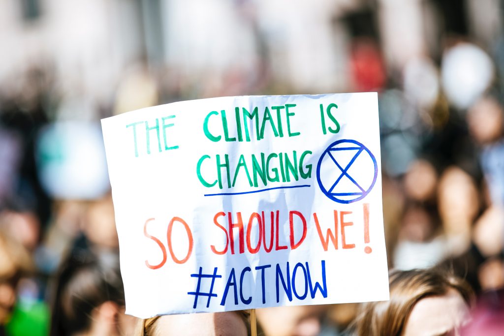 Sign-Climate is changing. So should we! Act now